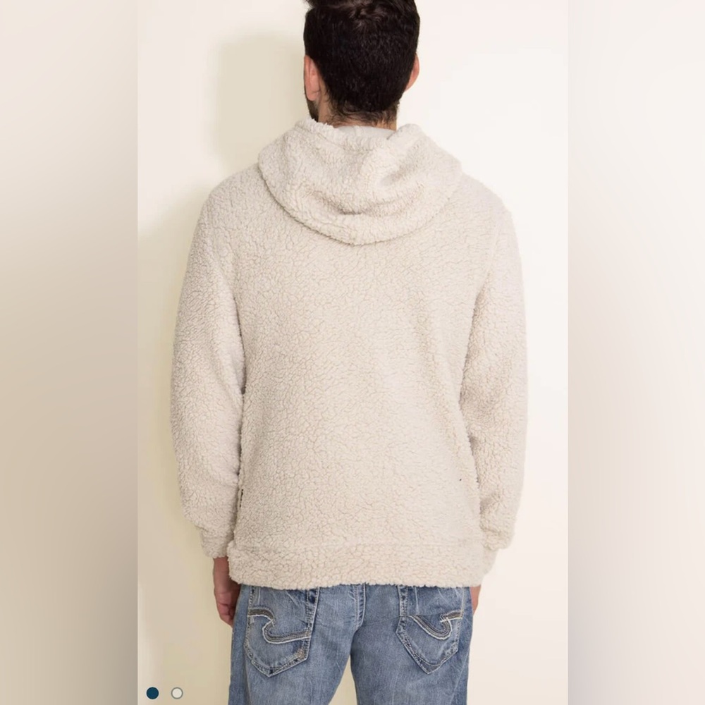 Brooklyn Cloth Beige Hoodie Sweater - Picture 2 of 8